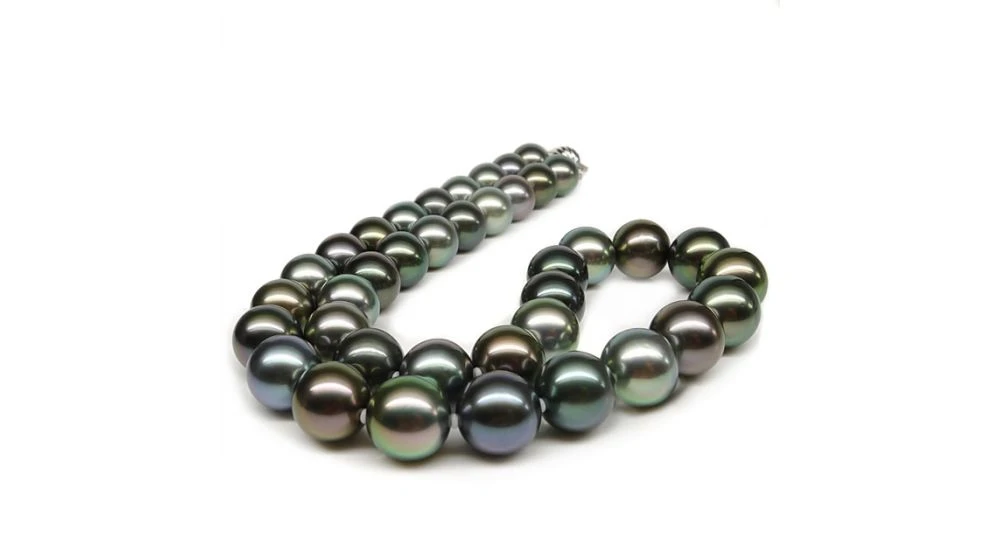 Collier Perles Tahiti Multicolores. Perles Luxe Polynésie Française 1 Collier Perles Tahiti Multicolores. Perles Luxe Polynésie Française