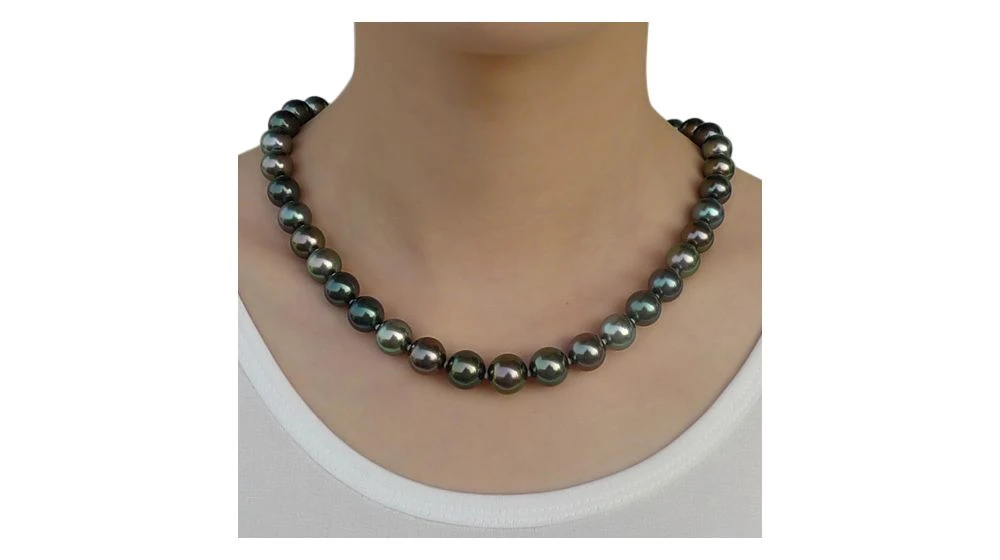 Collier Perles Tahiti Multicolores. Perles Luxe Polynésie Française 3 Collier Perles Tahiti Multicolores. Perles Luxe Polynésie Française – Image 3