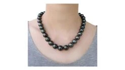 Collier En Perles Noires De Tahiti - 12/14mm, AAB -Maria || Simplicity Soldes ntp101 4 1