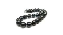 Collier En Perles Noires De Tahiti - 12/14mm, AAB -Maria || Simplicity Soldes ntp101 5 1