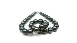 Collier En Perles Noires De Tahiti - 11/13mm, AAB -Maria || Simplicity Soldes ntp103 2