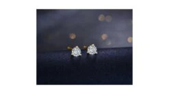 Puces Diamants 0.10ct. Or Jaune. Carat Personnalisable -Maria || Simplicity Soldes ody015 3
