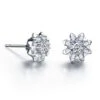 Boucles D'oreilles Meravigliosa. Or Blanc, Diamants 0.26ct