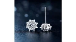 Boucles D'oreilles Meravigliosa. Or Blanc, Diamants 0.26ct -Maria || Simplicity Soldes owd030 3