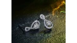 Boucles D'oreilles - Boucle Diamant Or Blanc 18cts -Maria || Simplicity Soldes owd034 1 1