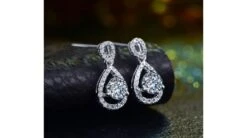 Boucles D'oreilles - Boucle Diamant Or Blanc 18cts -Maria || Simplicity Soldes owd034 4 1