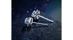 MARINA Boucles Oreilles Diamants 0.60ct. Or Blanc. Coeur -Maria || Simplicity Soldes owd036 6