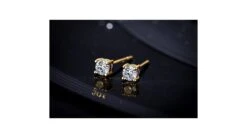 Puces Diamants 0.20ct. Or Jaune - Carat Personnalisable -Maria || Simplicity Soldes oyd016 6