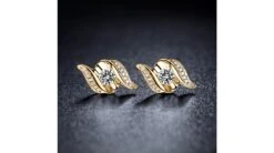 Maria Boucles D'oreilles Pendantes. Or Jaune Diamants. Carat Personnalisable 14 Maria Boucles D'oreilles Pendantes. Or Jaune Diamants. Carat Personnalisable -Maria || Simplicity Soldes oyd020 5