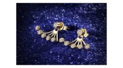 Puces Et Pendants Or Jaune Diamants. Tentacules -Maria || Simplicity Soldes oyd024 2