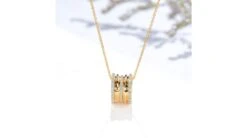 Pendentif Mon Chou. Cylindre Or Jaune Et Diamants 8 Pendentif Mon Chou. Cylindre Or Jaune Et Diamants -Maria || Simplicity Soldes pdy051 3 1