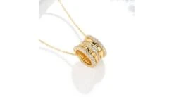 Pendentif Mon Chou. Cylindre Or Jaune Et Diamants 9 Pendentif Mon Chou. Cylindre Or Jaune Et Diamants -Maria || Simplicity Soldes pdy051 i