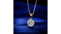 Pendentif Coeur Caillouté Or Jaune Et Diamants 0.33ct -Maria || Simplicity Soldes pyd094 7