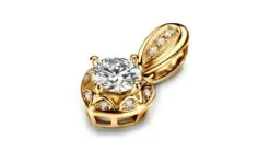 Pendentif Coeur Or Jaune 18cts Et Diamants 0.37ct 14 Pendentif Coeur Or Jaune 18cts Et Diamants 0.37ct -Maria || Simplicity Soldes pyd095 2