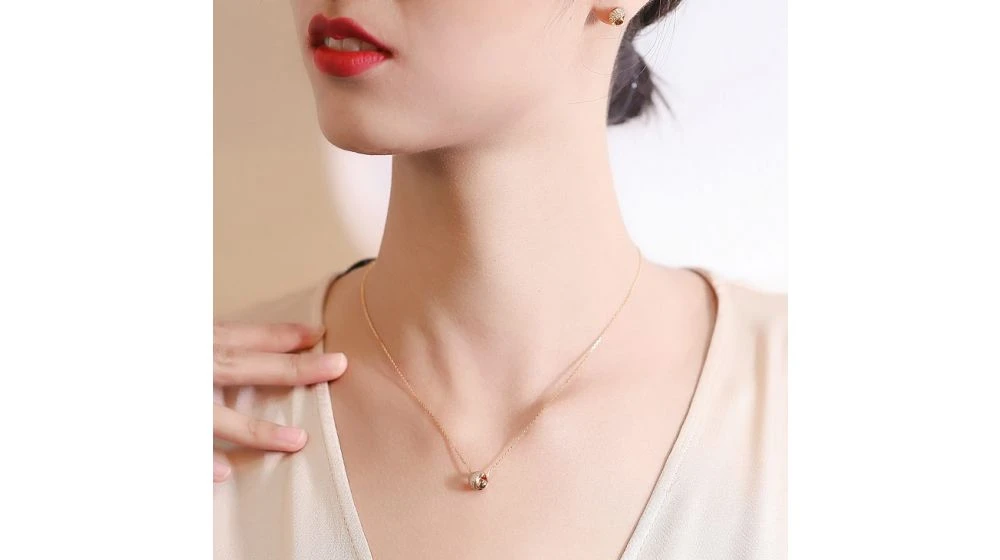 Pendentif Il était Une Fois... Nous - Noeud Or Jaune, Diamants I Gemperles 2 Pendentif Il était Une Fois... Nous - Noeud Or Jaune, Diamants I Gemperles – Image 2