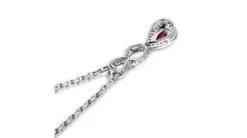 Pendentif Mille Et Une étoiles - Gouttes Or Blanc, Rubis, Diamants -Maria || Simplicity Soldes rpw036 3