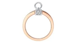 Candy Solitaire Pendentif - Bague De Mariage En Or Blanc, Rose Et Diamants | Gemperles