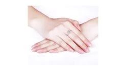 Bague A Une Passante Platine -Maria || Simplicity Soldes sdw042 5 3