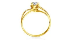 A Julie Diamant 0.25ct Or Jaune - Bague Solitaire | Gemperles -Maria || Simplicity Soldes sdy043 3