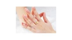 Solitaire Bague Fleur D'amour Diamantée - En Or Jaune - Paul Verlaine -Maria || Simplicity Soldes sdy047 4