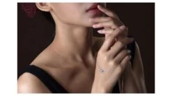 Collier Pendentif Or Blanc, Saphir Et Diamant Sertis Clos -Maria || Simplicity Soldes spw009 9