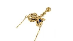 Pendentif Papillon Saphirs Et Diamants. Or Jaune 18cts -Maria || Simplicity Soldes spy011 15