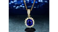 Pendentif Or Jaune Diamants Et Saphir 1.50cts 19 Pendentif Or Jaune Diamants Et Saphir 1.50cts -Maria || Simplicity Soldes spy015 12